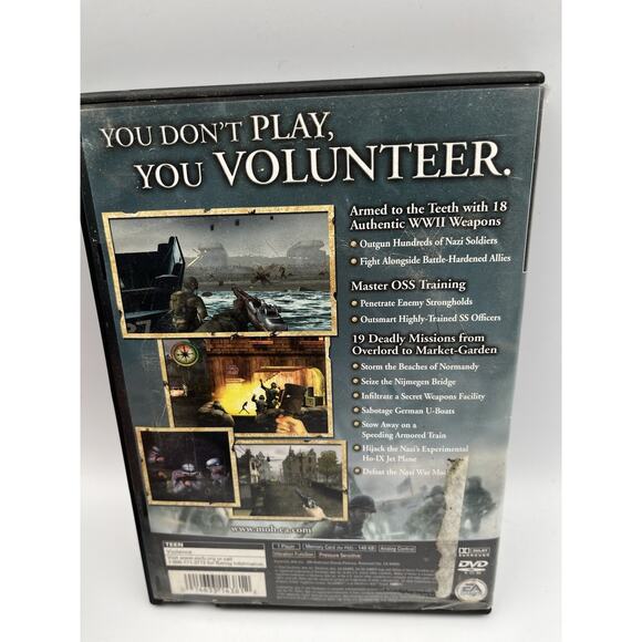 Medal of Honor: Frontline (Sony PlayStation 2, 2002) Complete In Box - Picture 2 of 4